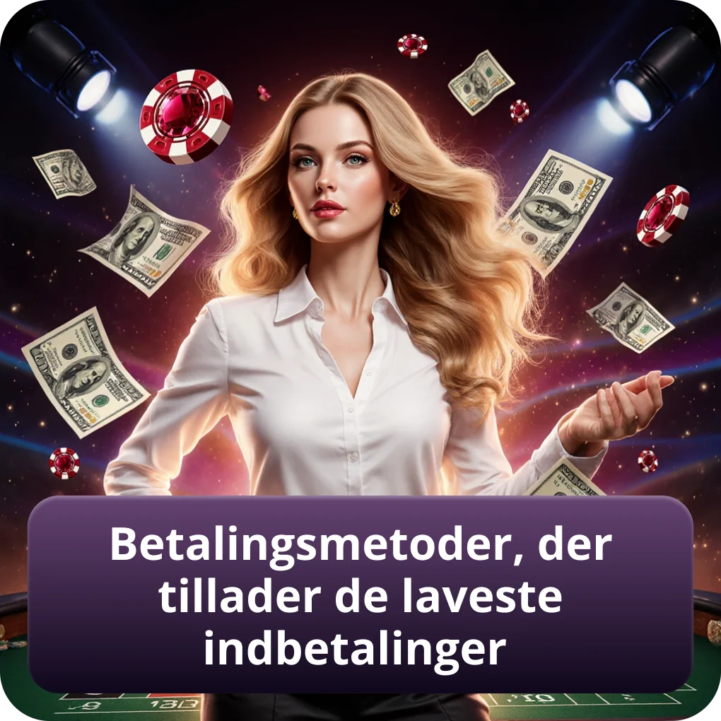 Betalingsmetoder, der tillader de laveste indbetalinger online Betalingsmetoder, der tillader de laveste indbetalinger