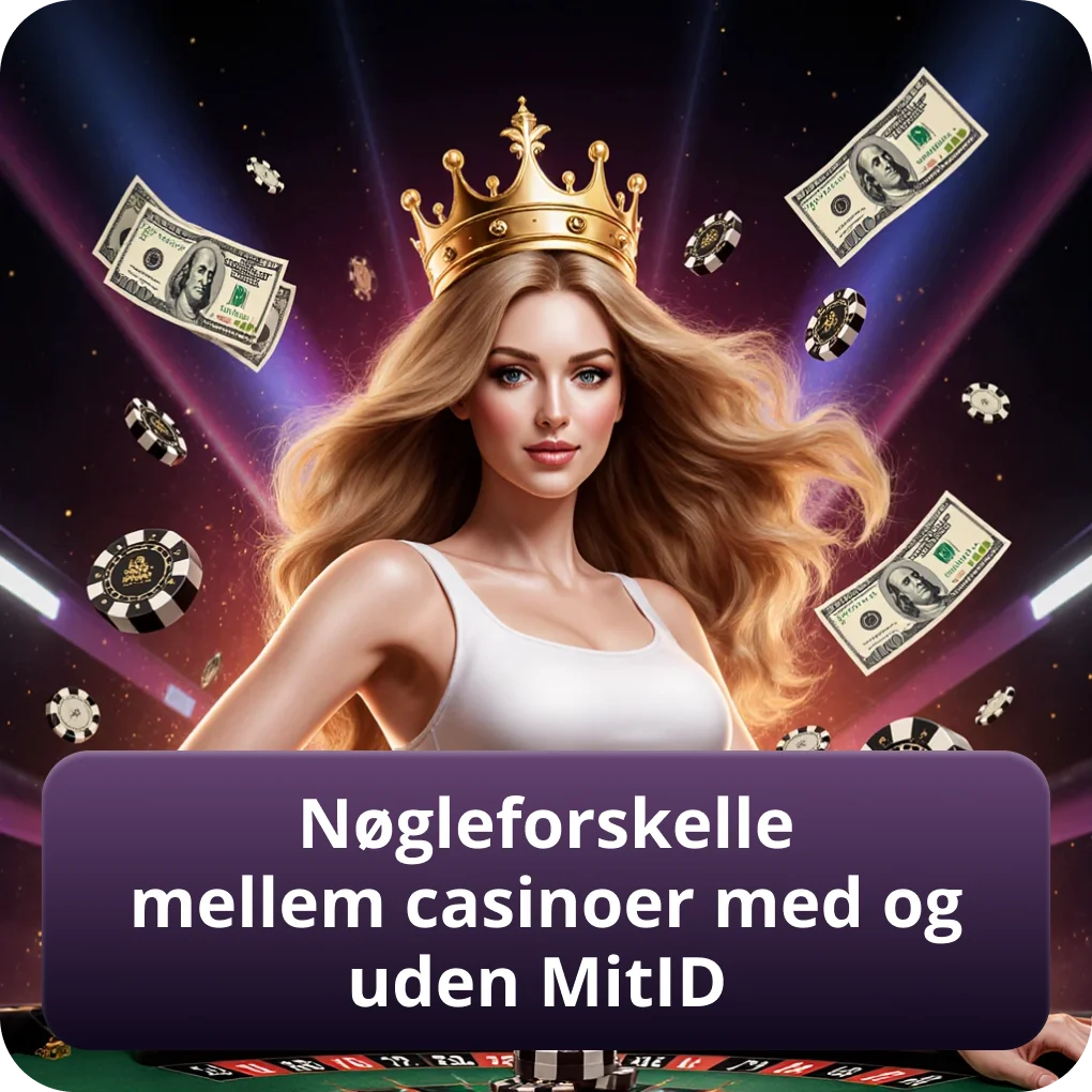 Nøgleforskelle Mellem Casinoer Med Og Uden MitID forklaret Nøgleforskelle Mellem Casinoer Med Og Uden MitID