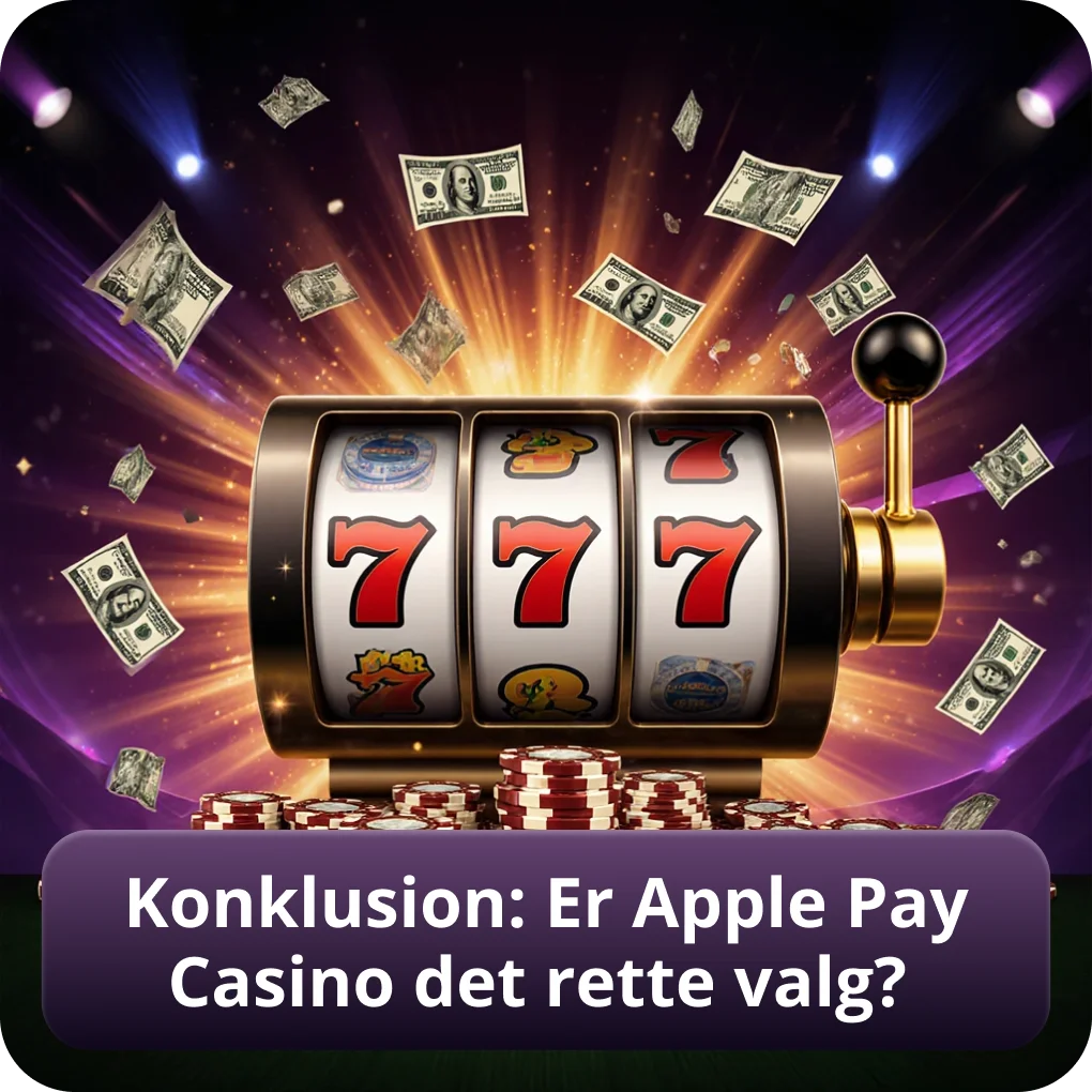 Konklusion: Er Apple Pay Casino Det Rette Valg? for danske spillere Konklusion: Er Apple Pay Casino Det Rette Valg?