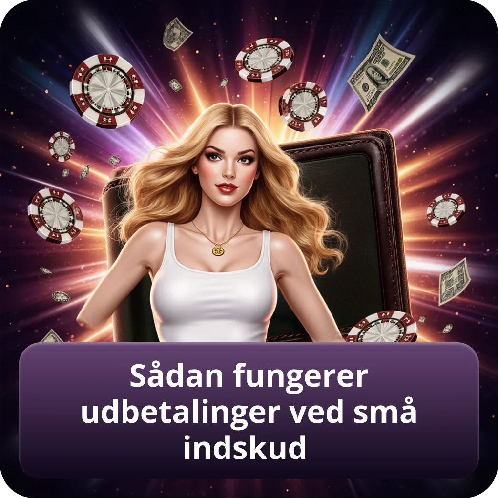 Sådan fungerer udbetalinger ved små indskud uden problemer Sådan fungerer udbetalinger ved små indskud