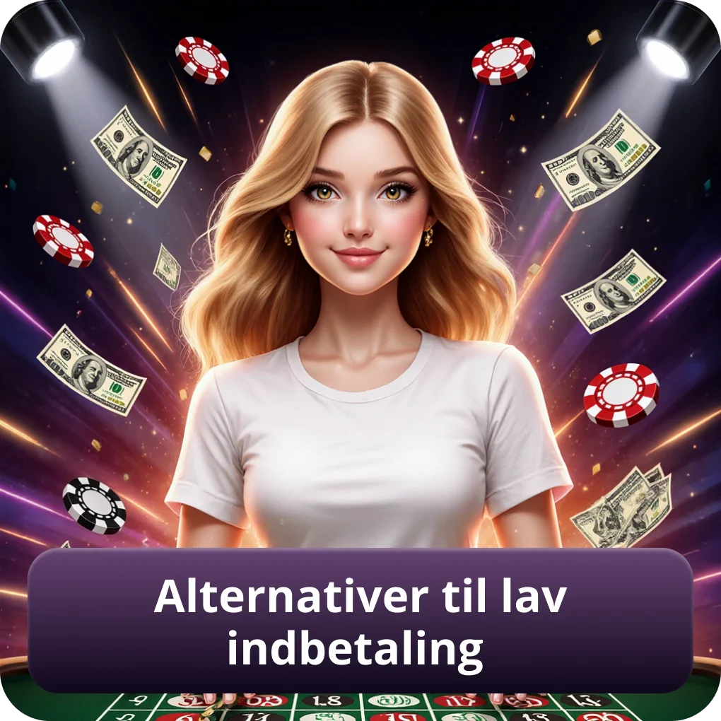 Alternativer til lav indbetaling med gratis muligheder Alternativer til lav indbetaling